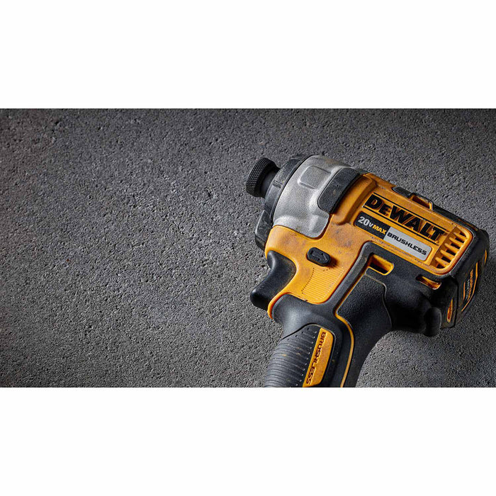 DeWalt DCF787C2 20V MAX* Brushless 1/4 in. Cordless Impact Driver Kit - 4