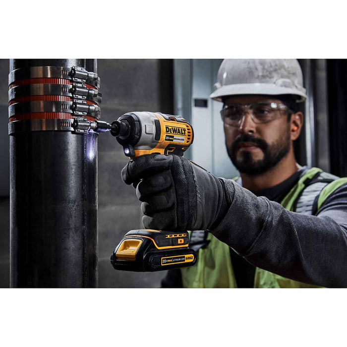 DeWalt DCF787C2 20V MAX* Brushless 1/4 in. Cordless Impact Driver Kit - 5