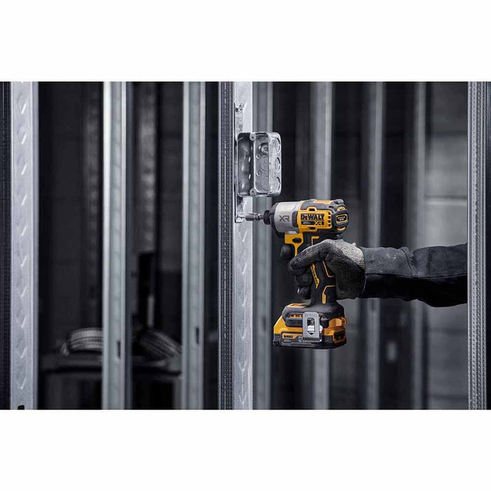 DeWalt DCF845D1E1 20V MAX XR 1/4 in. 3-Speed Impact Driver with DEWALT POWERSTACK Kit - 9