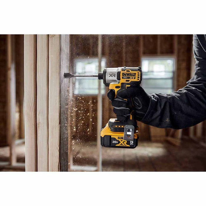 DeWalt DCF845P1 20V MAX XR 1/4 in. 3-Speed Impact Driver Kit - 13