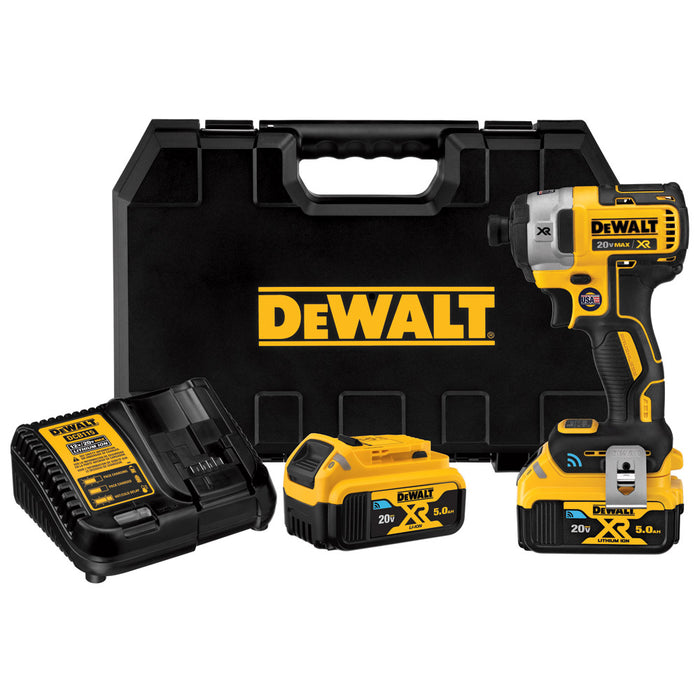 DeWalt DCF888P2BT 20V MAX XR Tool Connect Impact Driver Kit