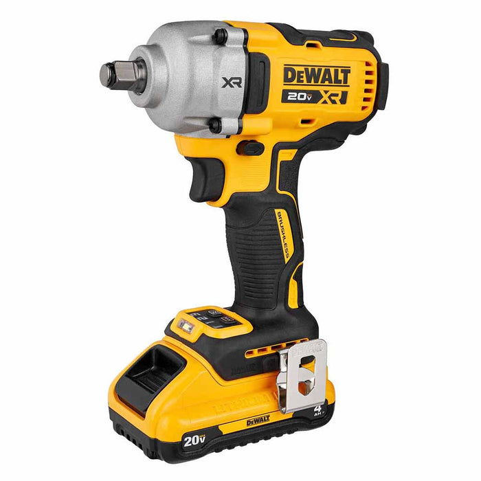 DeWalt DCF891Q1 20V MAX* XR 1/2 in. Mid-Range Impact Wrench Kit with Hog Ring Anvil - 3