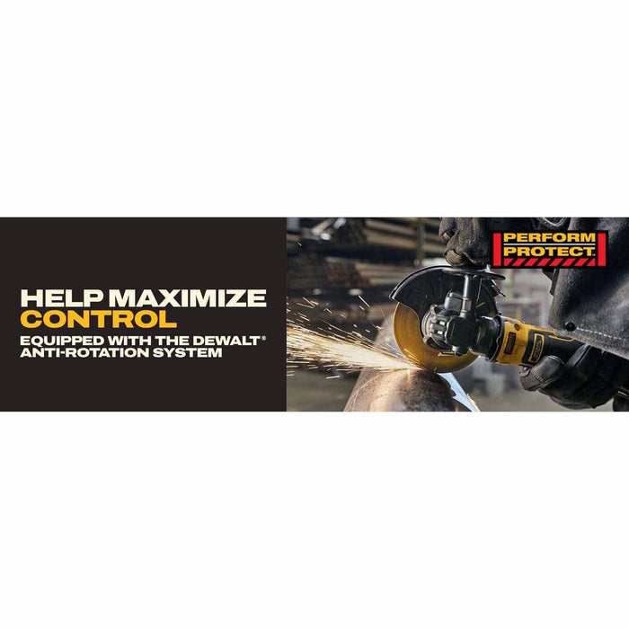 DeWalt DCG402B 20V MAX* ATOMIC 4.5 in. Angle Grinder (Tool Only) - 12