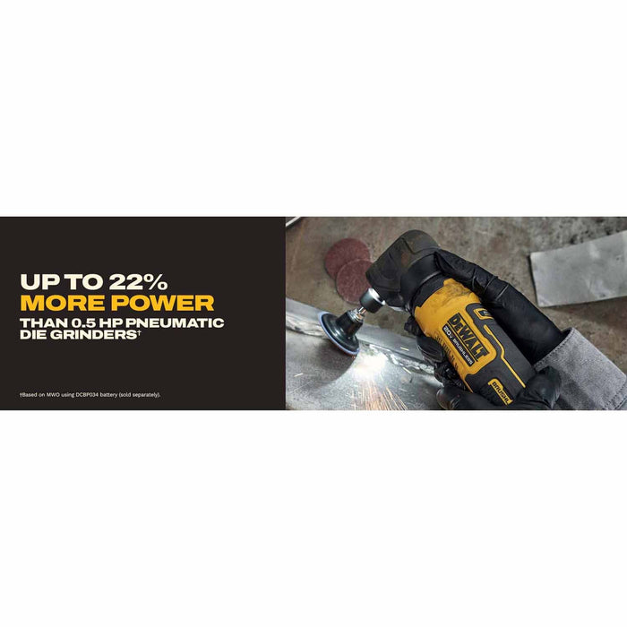 DeWalt DCG422B 20V MAX* ATOMIC Right Angle Die Grinder (Tool Only) - 20