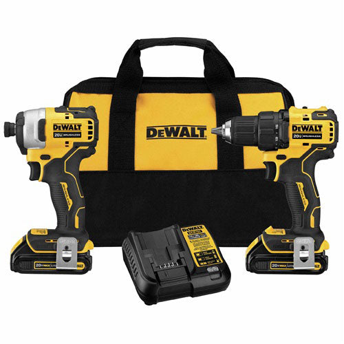 DeWalt DCK278C2 ATOMIC 20V MAX* Compact Brushless Drill/Impact Driver Kit