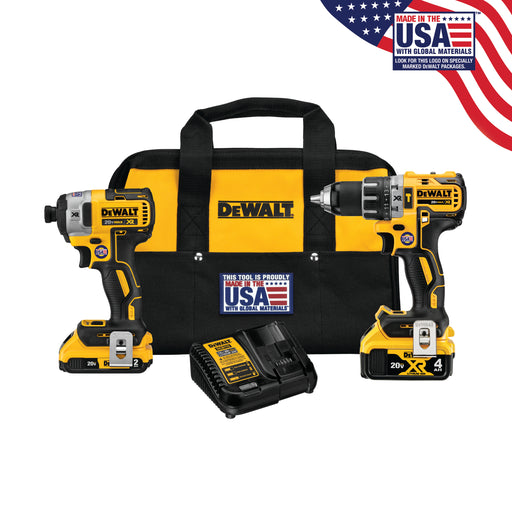 DeWalt DCK287D1M1 20V MAX XR Li-ion 2-TOOL Combo Kit