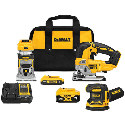 DeWalt DCK307D1P1 Shell 20V Max XR Brushless 3 Tool Combo Kit