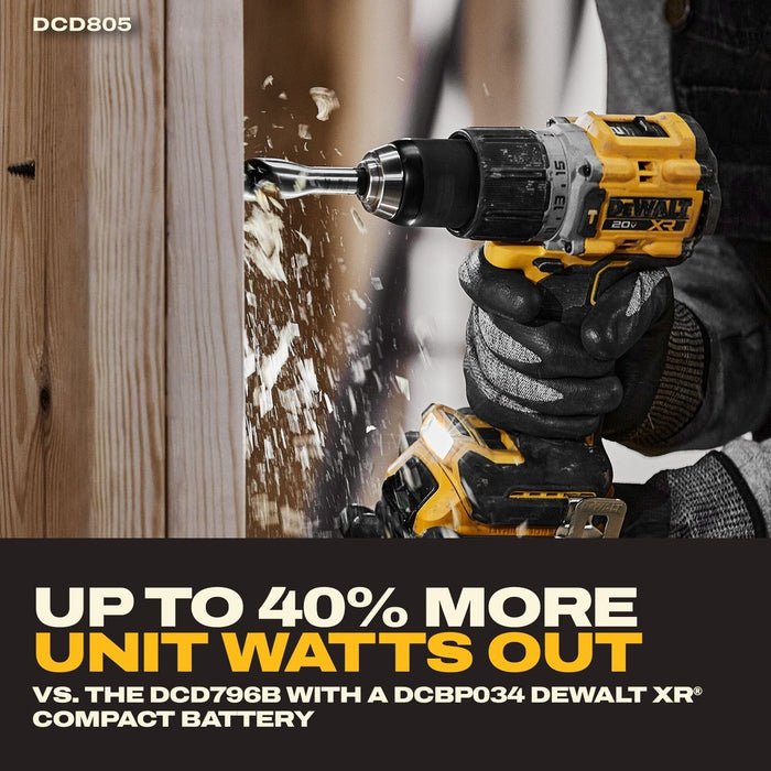 DEWALT DCK449E1P1 20V MAX* XR® Brushless 4-Tool Combo Kit with DEWALT POWERSTACK™ Compact Battery and 5.0Ah Battery - 18
