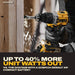 DEWALT DCK449E1P1 20V MAX* XR® Brushless 4-Tool Combo Kit with DEWALT POWERSTACK™ Compact Battery and 5.0Ah Battery - 18
