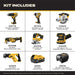 DeWalt DCK751P1 20V MAX 7-Tool Cordless Combo Kit with Battery and Charger (5Ah) - 2