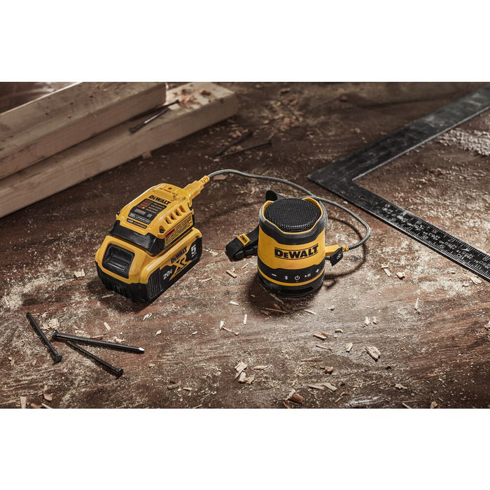 DeWalt DCR008 Rechargeable Mini Bluetooth Speaker - 8