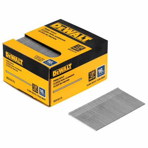 DeWalt DCS16175 16GA 1-3/4" Straight Finish Nail