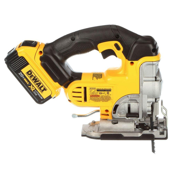 DeWalt DCS334P1 20V MAX* XR Cordless Jig Saw (5 Ah) Kit - 4