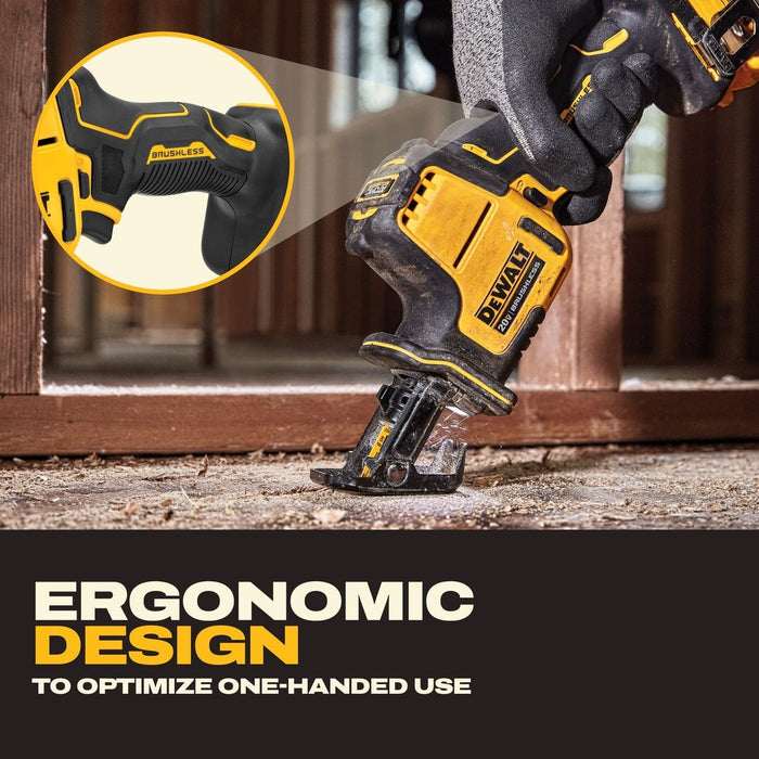 DeWalt DCS369E1 Atomic 20V Max One Handed Reciprocating Saw with Powerstack Battery - 9
