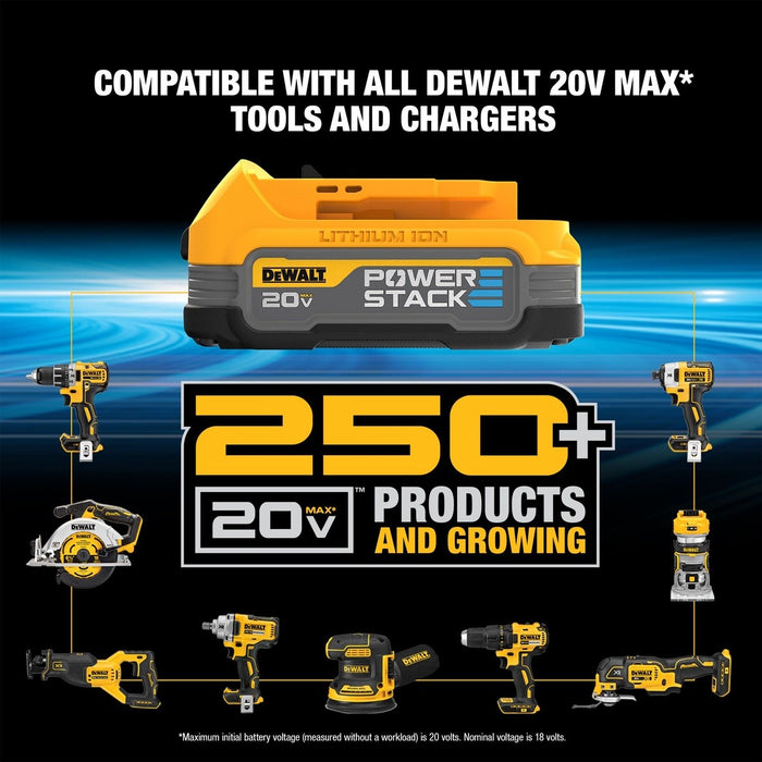 DeWalt DCS369E1 Atomic 20V Max One Handed Reciprocating Saw with Powerstack Battery - 10