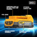 DeWalt DCS571E1 Atomic 20V Max 4-1/2" Circular Saw Kit with DeWalt Powerstack Compact Battery - 5