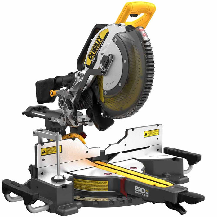 DeWalt DCS781B 60V MAX Brushless Cordless 12 in. Double Bevel Sliding Miter Saw (Tool Only) - 5