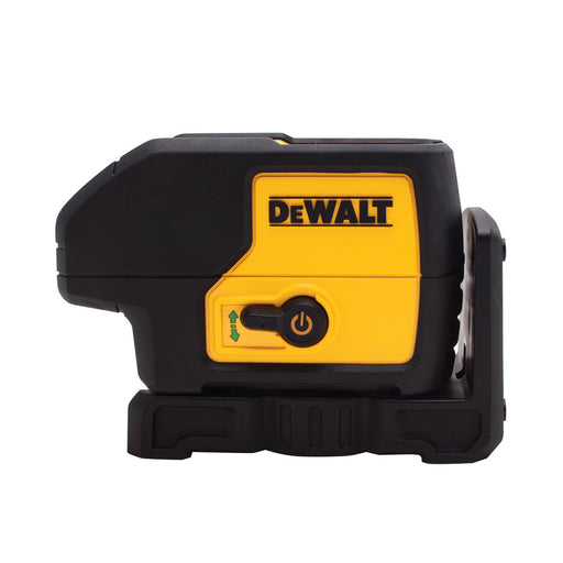 DeWalt DW083CG Green Self-Leveling 3-Spot Laser Level with (2) AA Batteries & Case