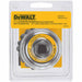 DeWalt DW4910 3" Knotted Cup Brush / Carbon Steel 5/8"-11 Arbor .020 - 4