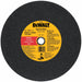 DeWalt DW8002 14" x 7/64" x 1" Bar Cutter Chop Saw Wheel (Heavy Metal)