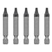 DeWalt DWA2SQ2-5L 2" Square/Robertson #2 Power Bits 5 Pack