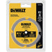 DeWalt DWA412PCD 4 1/2" 4 T Carbide Fiber Cement Cutting Circular Saw Blade - 2