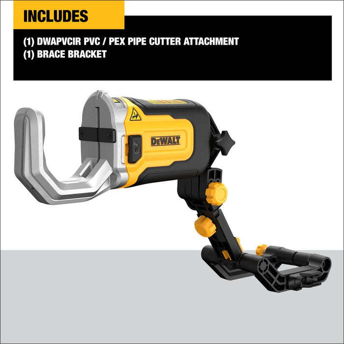 DeWalt DWAPVCIR Impact Connect PVC and PEX Cutting Attachment for Impact Driver - 8