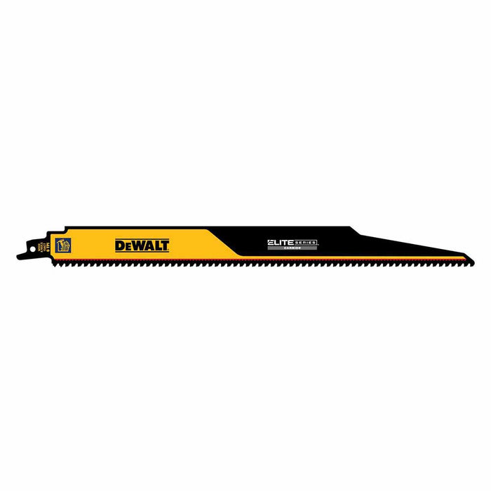 DeWalt DWAR156CT-1 Elite Series 1-Pack Carbide Tipped 12-in 6-TPI Demolition Reciprocating Saw Blade