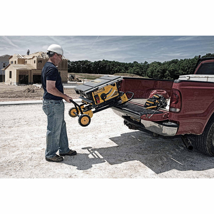 Dewalt DWE7491RS 10" Jobsite Table Saw 32 - 1/2" (82.5cm) Rip Capacity, and a Rolling Stand - 4