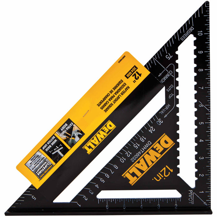 DeWalt DWHT46032 12" Premium Rafter Square - 4