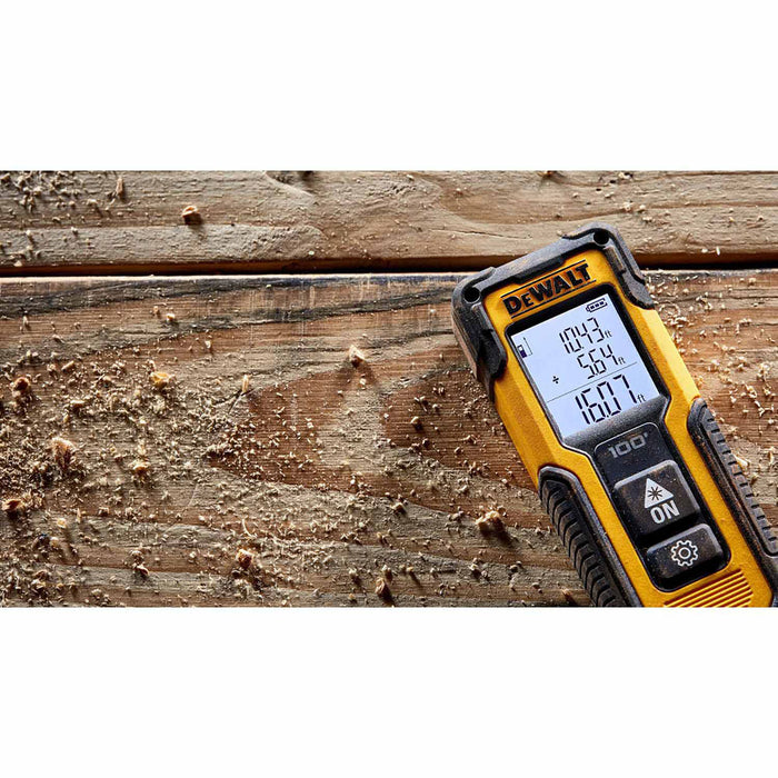 DeWalt DWHT77100 100 ft. Laser Distance Measurer - 5