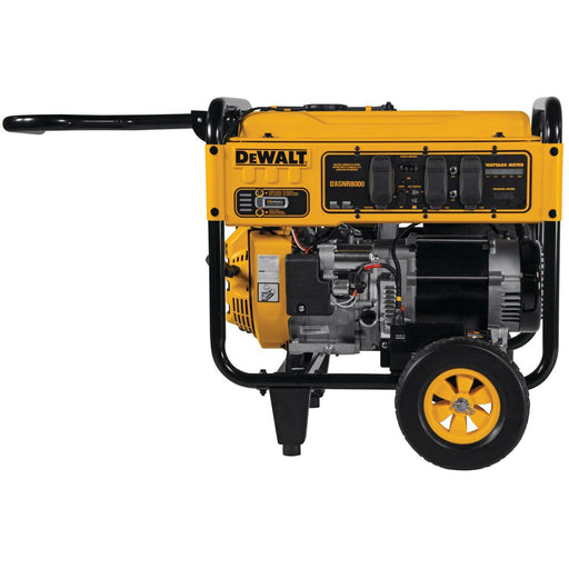 DeWalt PMC168000 DXGNR8000 8,000 Watt 420cc Engine Generator Electric Start 50ST w/ LA Wheel kit