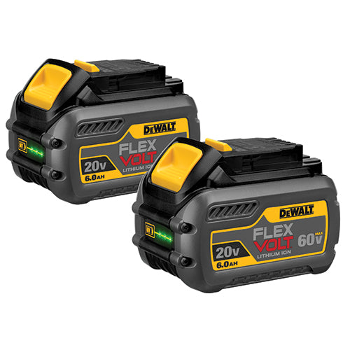 DeWalt DCB606-2 20/60V MAX FlexVolt 6.0Ah 2-Pack Kit - 3