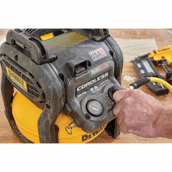DeWalt DCC2560T1 60V MAX 2.5 Gallon Cordless Compressor Kit - 3