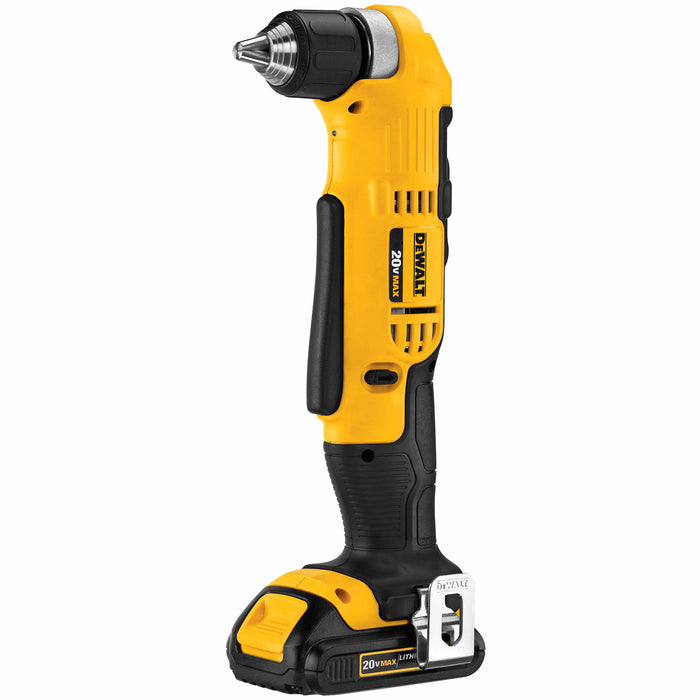 DeWalt DCD740C1 20V MAX Li-Ion Compact Right Angle Drill Kit (1.5 Ah) - 4