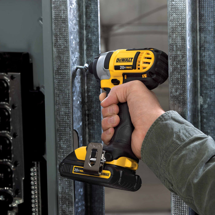 DeWalt DCF885C2 20V MAX Lithium Ion 1/4" Impact Driver Kit (1.5Ah) - 6