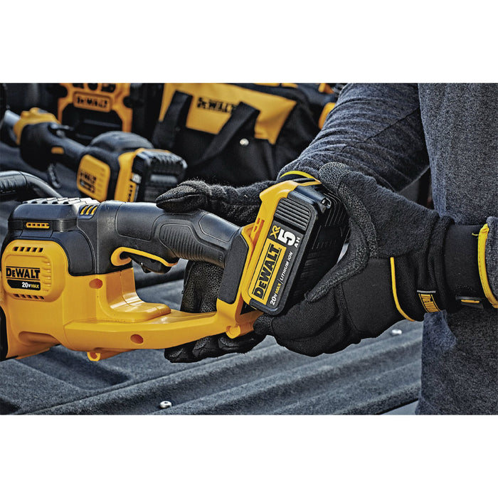 DeWalt DCHT820P1 20V MAX Lithium Ion Hedge Trimmer 5.0Ah - 5