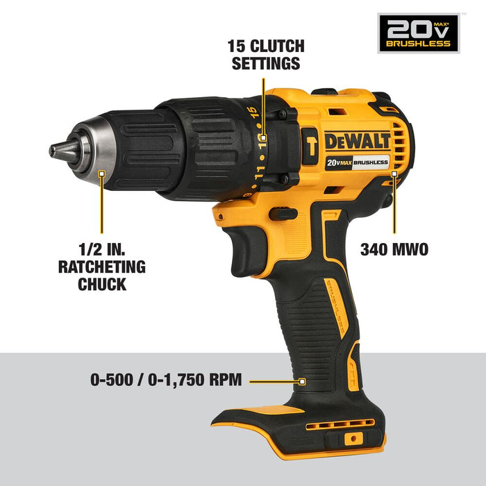 DeWalt DCK675D2 20V MAX* Brushless Cordless 6-Tool Combo Kit - 7