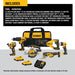 DeWalt DCK675D2 20V MAX* Brushless Cordless 6-Tool Combo Kit - 8