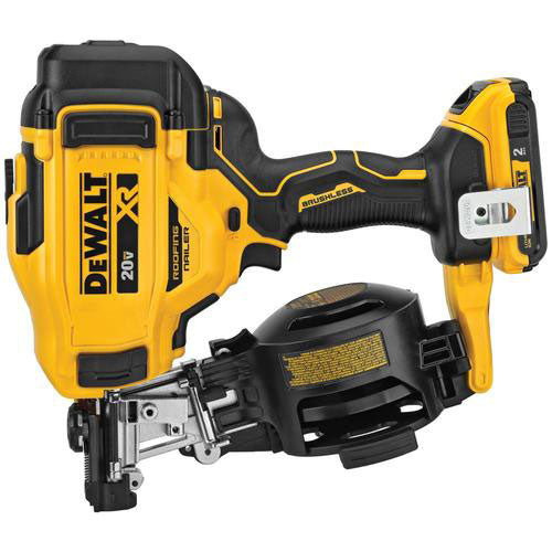 DeWalt DCN45RND1 20V Cordless Roofing Coil Nailer Kit 2.0Ah (15 Deg. 3/4" To 1-3/4") - 2