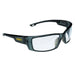 Dewalt DPG104-1D Excavator Safety Glasses, Black Frame, Clear Lens