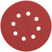 DeWalt DW4312 5" 8 Hole 150 Grit Hook and Loop Random Orbit Sandpaper, 25 Pack
