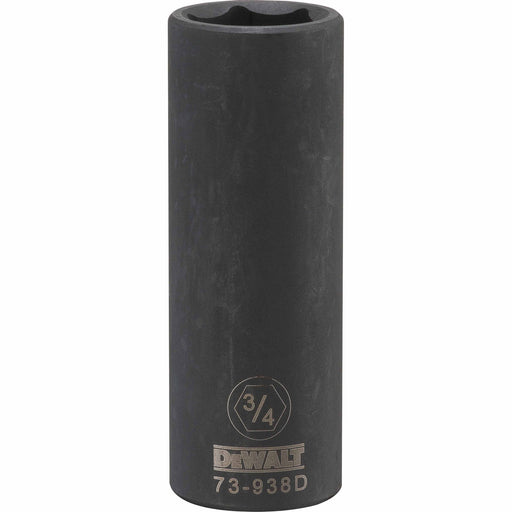 Dewalt DWMT73938OSP Mechanics 6 Point 1/2" Drive Deep Impact Socket 3/4" SAE