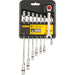 DeWalt DWMT74198 8 Piece Metric Ratcheting Combo Wrench Set