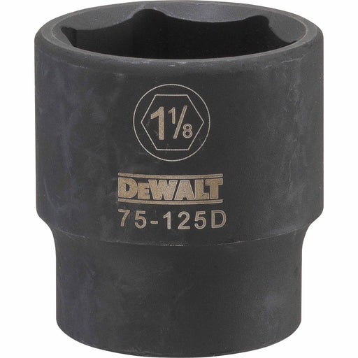 Dewalt DWMT75125OSP Mechanics 6 Point 1/2" Drive Impact Socket 1-1/8" SAE