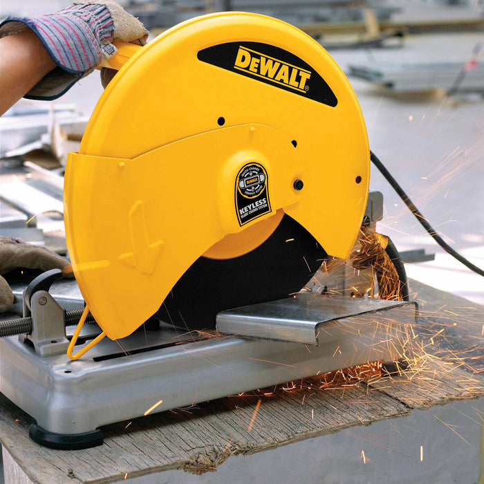 DeWalt D28715 14" Heavy-Duty Chop Saw with Quick-Change Keyless Blade Change System - 6