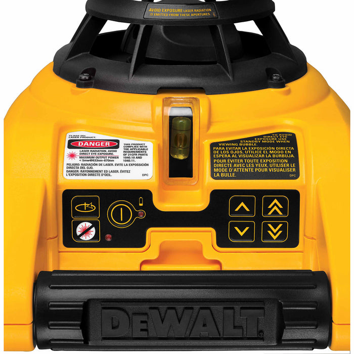 DeWalt DW074KD Heavy-Duty Self-Leveling Interior/Exterior Rotary Laser - 13