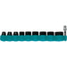 Makita E-01672 Impact XPS 10-Piece 3/8" Drive 6-Point SAE Impact Socket Set