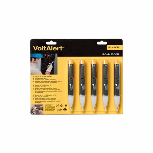 Fluke FLK-1AC-A1-II-5PK VoltAlert Pocket-Sized Voltage Detector (5-Pack)