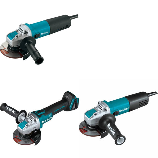 Makita GA5080 Angle Grinder Kit W/ XAG25Z Grinder and FREE GA4570 Grinder